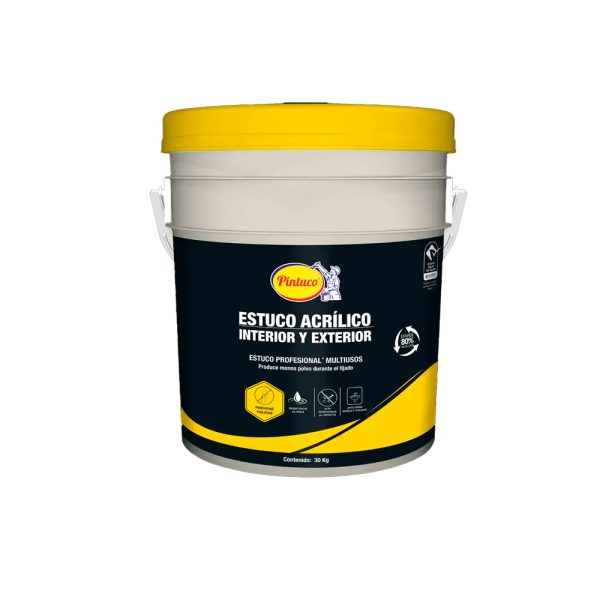 ESTUCO ACRÍLICO PROFESIONAL INTERIOR / EXTERIOR - PINTUCO